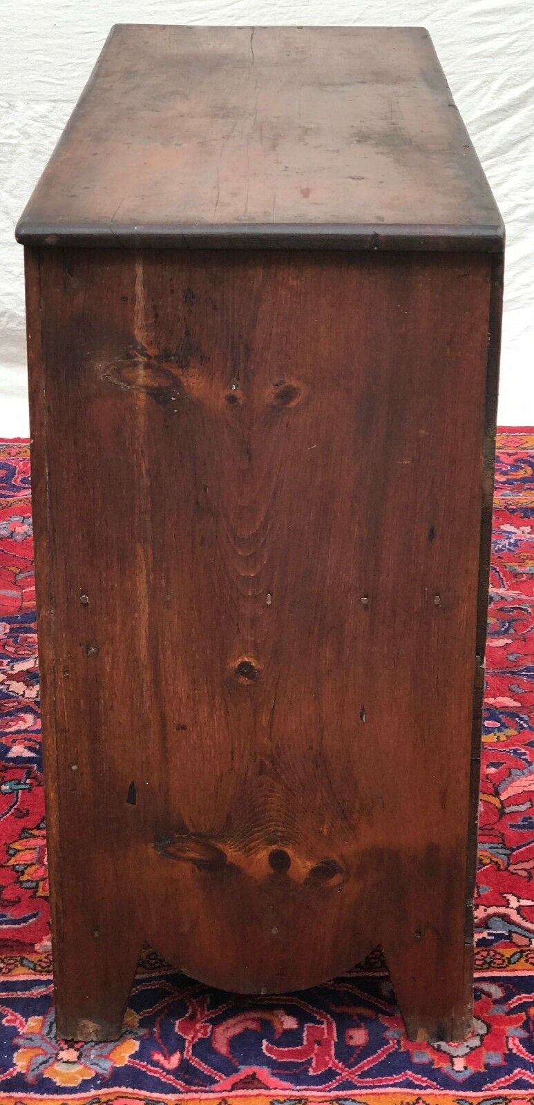 18TH C QUEEN ANNE COUNTRY PRIMITIVE ANTIQUE SIDEBOARD / SERVER ~ORIGINAL VARNISH