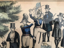 Load image into Gallery viewer, 19TH C ANTIQUE CURRIER &amp; IVES THE LIFE &amp; AGE OF MAN COLORED LITHOGRAPH