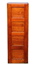 Load image into Gallery viewer, 20TH C ANTIQUE ARTS &amp; CRAFTS LIBRARY BUREAU 4 DRAWER TIGER OAK FILE CABINET