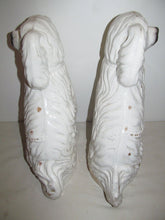 Load image into Gallery viewer, PAIR OF RARE 15 1/2&quot; STAFFORDSHIRE SPANIELS