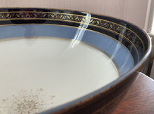 Load image into Gallery viewer, LIMOGES WILLIAM GUERIN &amp; CO JEWELERS AZURE &amp; COBALT BLUE PUNCHBOWL