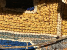Load image into Gallery viewer, 19th C Antique Hooked Rug In Gold Gilt Frame