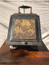 Load image into Gallery viewer, EXCEPTIONALLY 19TH CENTURY NICE TOLE PAINT DECORATED LIGHT TIN COAL HOD W/TRAY