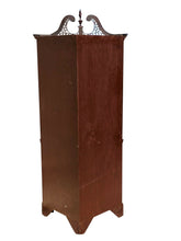 Load image into Gallery viewer, 20TH C FEDERAL ANTIQUE STYLE MAHOGANY CORNER CABINET / CUPBOARD