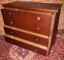 Load image into Gallery viewer, GRAIN PAINTED EARLY 19TH CENTURY PINE CHEST ON NICELY TURNED LEGS