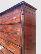 Load image into Gallery viewer, IMPORTANT 18TH CENTURY DUTCH WEST INDIES GEORGE III CHEST ON CHEST TALL CHEST
