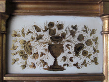 Load image into Gallery viewer, FINE EARLY 19TH CENTURY EGLOMISE PANELED MIRROR BY JOHN DOGGETT ROXSBURY-BOSTON