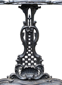 19th C Antique Victorian Cast Iron Umbrella Stand