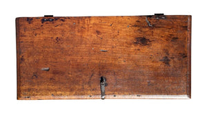18th C Antique Queen Anne Pennsylvania Walnut Document Box / Chest