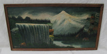 Load image into Gallery viewer, NICELY EXECUTED MID 19TH CT OIL ON BOARD PAINTED CANADIAN LANDSCAPE BY HITCHCOCK