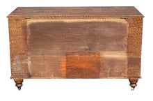 Load image into Gallery viewer, 19th C Antique New England Federal Period Sponge Painted Blanket Chest / Box