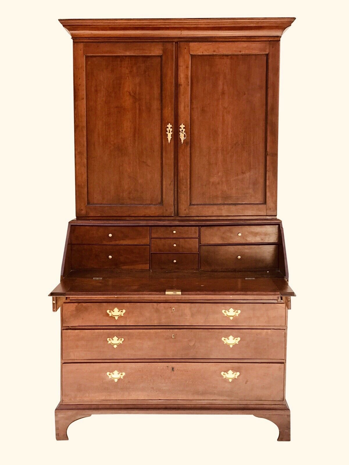 Cherry secretary desk antique discount