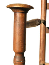 Load image into Gallery viewer, 19TH C ANTIQUE NEW ENGLAND SHAKER BIRCH MUSHROOM ARM ROCKING CHAIR
