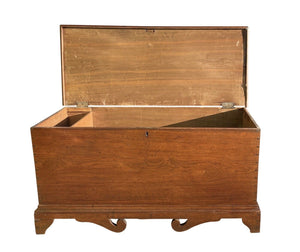 Antique Queen Anne Walnut Southern Blanket Box Circa 1780 - North Carolina