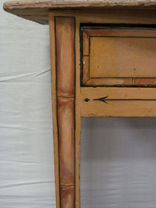 EARLY 19TH CENTURY HEPPLEWHITE RARE BAMBOO PAINTED WASH STAND