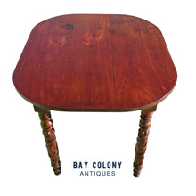 Load image into Gallery viewer, 19th C Antique New York Federal Mahogany Table With Acanthus Carved Legs