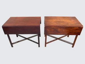 PAIR- EXCEPTIONALLY FINE TOWNSHEND GOODARD STYLE PEMBROKE TABLES BY ISRAEL SACKS