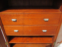 Load image into Gallery viewer, 19TH CENTURY VICTORIAN ROSEWOOD OVER SOLID YEW WOOD GENTLEMAN&#39;S WARDROBE