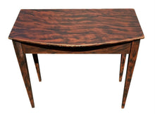 Load image into Gallery viewer, 19TH C ANTIQUE HEPPLEWHITE NEW HAMPSHIRE GRAIN PAINTED TABLE