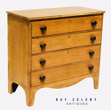 Load image into Gallery viewer, 19TH C ANTIQUE COUNTRY PRIMITIVE PINE HEPPLEWHITE DRESSER / CHEST