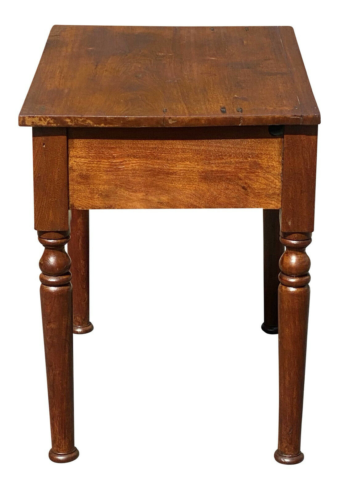 18TH C ANTIQUE FEDERAL PERIOD VIRGINIA WALNUT 1 DRAWER WORK TABLE / NIGHTSTAND