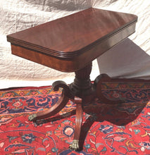 Load image into Gallery viewer, LATE FEDERAL PERIOD CLASSICAL GAME TABLE ATTRIBUTED TO ISSAC VOSE BOSTON