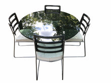 Load image into Gallery viewer, 20TH C VINTAGE MID CENTURY MODERN SET OF FOUR SMOKED LUCITE CHROMCRAFT CHAIRS