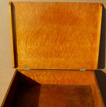 Load image into Gallery viewer, ANTIQUE FEDERAL SOLID BIRDS EYE MAPLE BEDSIDE CABINET