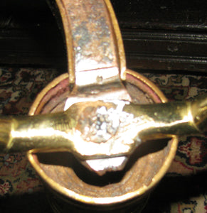 PAIR OF CHIPPENDALE STYLE BRASS ANDIRONS ON BALL FEET - EXCEPTIONAL