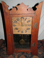 Load image into Gallery viewer, ARTS &amp; CRAFTS OAK MANTLE CLOCK