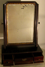 Load image into Gallery viewer, 1740&#39;S ENGLISH MAHOGANY QUEEN ANNE GENTLEMEN&#39;S SHAVING MIRROR-ORIGINAL GLASS